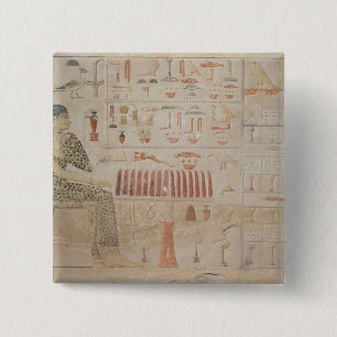 Stela von Prinzessin Nefertiabet Button