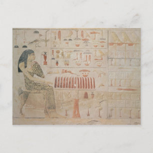 Stela von Prinzessin Nefertiabet Postkarte