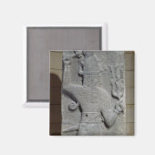 Stela von Teshub, syrischer Sturmgott Magnet (Vorderseite/Rückseite)