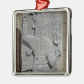 Stela von Teshub, syrischer Sturmgott Ornament Aus Metall (Links)