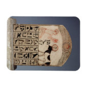 Stela zum Apis-Stier (bemalt Kalkstein) Magnet (Horizontal)