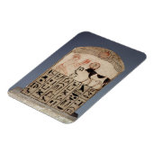 Stela zum Apis-Stier (bemalt Kalkstein) Magnet (Linke Seite)