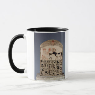 Stela zum APIstier (gemalter Kalkstein) Tasse