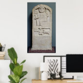 Stele dem Saturn gewidmet, aus El-Ayaida Poster (Heimbüro)