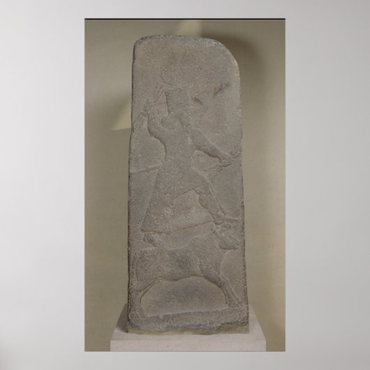 Stele depicting the storm-god Adad Poster (Vorne)