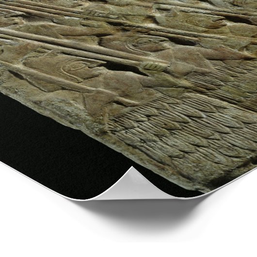 Stele der Geier Poster (Ecke)