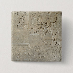 Stele der Halsketten, Hormin, welches das Gold Button