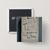 Stele eingeweiht Saturn, von EL-Ayaida Button (Vorne & Hinten)