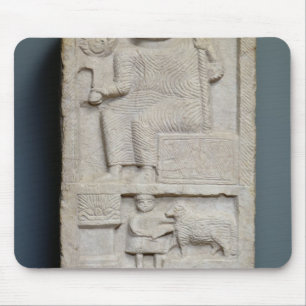 Stele eingeweiht Saturn, von EL-Ayaida Mousepad