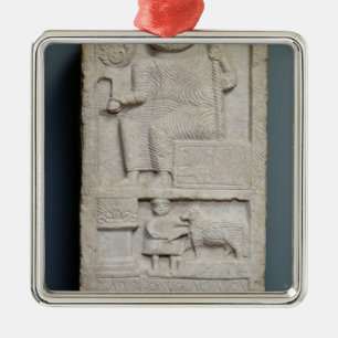 Stele eingeweiht Saturn, von EL-Ayaida Ornament Aus Metall
