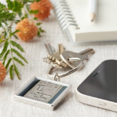 Stele eingeweiht Saturn, von EL-Ayaida Schlüsselanhänger (Seite)