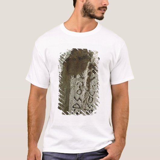 Stele mit dem Text eines heiligen Gesetzes T-Shirt (Vorderseite)