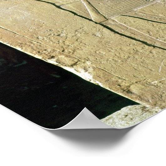 Stele of Unas Old Kingdom Poster (Ecke)