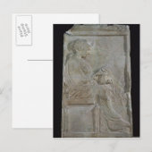 Stele von Philis, Tochter von Cleomenes Postkarte (Vorne/Hinten)