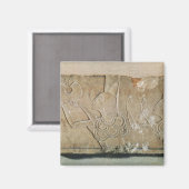 Stele zeigt Ay und seine Ehefrau Teye Magnet (Vorderseite/Rückseite)