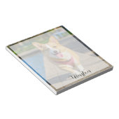 Stell deine Hunde darauf! Personalisierter Editor Notizblock (angewinkelt)