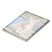 Stell deine Hunde darauf! Personalisierter Editor Notizblock (Rotiert)