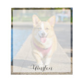 Stell deine Hunde darauf! Personalisierter Editor Notizblock (Vorderseite)