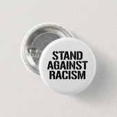 Stell dich gegen Rassismus Button (Vorne & Hinten)