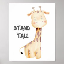 Stell dich hoch! Giraffe.