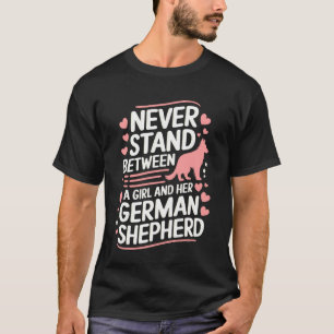Stell dich niemals zwischen ein Mädchen und seinen T-Shirt