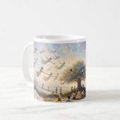 Stell dir den Frieden Garten Träumelandschaft Fant Kaffeetasse (Vorderseite Links)
