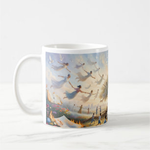 Stell dir den Frieden Garten Träumelandschaft Fant Kaffeetasse
