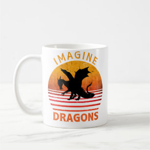 Stell dir magische und mythische Fantasy-Drachen-J Kaffeetasse
