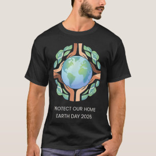 Stell dir vor die Leute leben Leben Frieden Erdtag T-Shirt