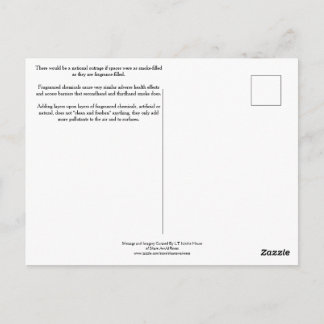Stell dir vor, Duftprodukte wären angezündete Ziga Postkarte