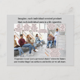 Stell dir vor, Duftprodukte wären angezündete Ziga Postkarte