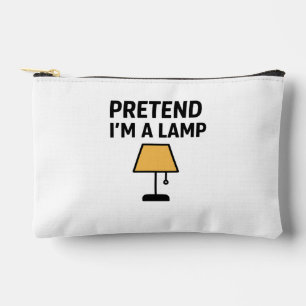 Stell dir vor, ich bin eine Lampe Lustige Kosmetik Zubehörtasche