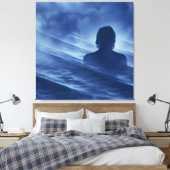 Stell es dir allein leinwanddruck (Insitu (Schlafzimmer))