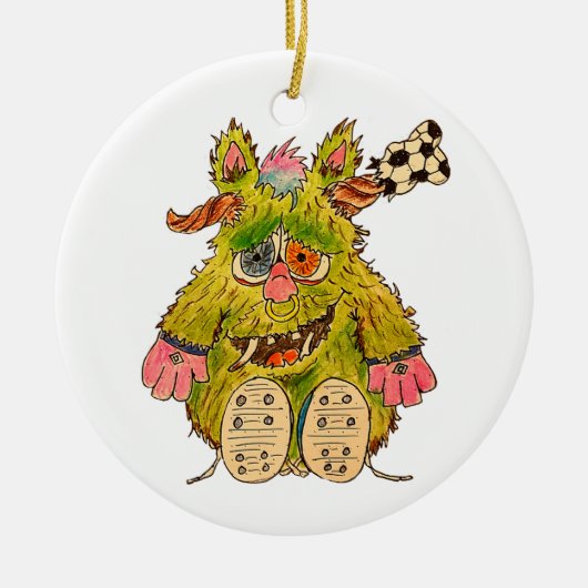 Stell mich in Coach! Keramik Ornament (Vorne)