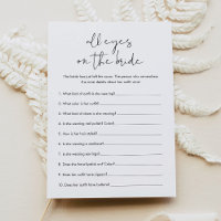 STELLA Alle Augen auf dem Bride Brautparty Spiel