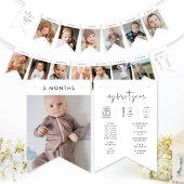 STELLA Baby First Year Monthly Foto Banner