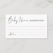 STELLA Baby Name Ideen Vorschläge Karte (Vorderseite)