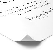 STELLA Baby Sock Hunt Baby Showspielzeichen Poster (Ecke)