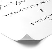 STELLA Babys sind ein süßes Baby Duschzeichen Poster (Ecke)