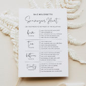 STELLA Bachelorette Scavenger Jagdspielkarte Einladung