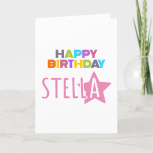 Stella Birthday Dankeskarte