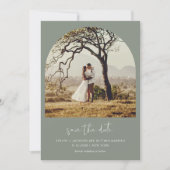 STELLA Bohemisch Arch Foto Save the Date Einladung (Vorderseite)