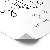 STELLA Bücher und Geschenke Babydusche Zeichen Poster (Ecke)