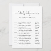 STELLA Celebrity Baby Name Baby Shooting Game Einladung (Vorderseite)