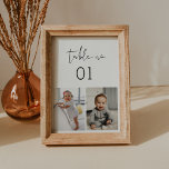 STELLA Childhood Fotos Tischnummer Card 12x18<br><div class="desc">Entdecken Sie die faszinierende Faszination unserer Stella-Kollektion, die mit Sorgfalt gefertigt wurde, um Ihre Babydusche mit einem Hauch modernen Minimalismus und einer Touch edler Eleganz zu verschönern. Diese vielseitige Kollektion ist darauf ausgerichtet, den böhmischen Charme nahtlos mit zeitloser Eleganz zu verbinden und garantiert die Ästhetik jeder Babydusche zu verbessern. So...</div>