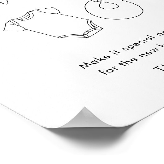 STELLA Dekorieren Bib und Baby Outfit Bodysuit Zei Poster (Ecke)