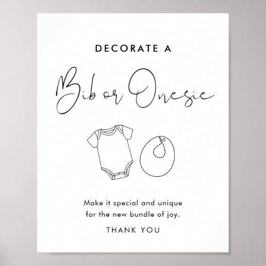 STELLA Dekorieren Bib und Baby Outfit Bodysuit Zei Poster (Vorne)