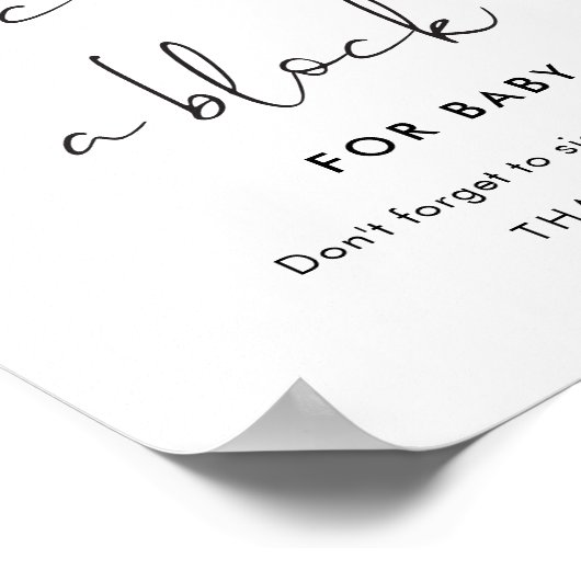 STELLA Dekorieren ein Baby-Block-Zeichen Poster (Ecke)