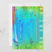 Stella Down by Sea Beach Party Einladung (Rückseite)