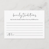 STELLA Family Traditions Baby Shower Card Begleitkarte (Vorderseite)